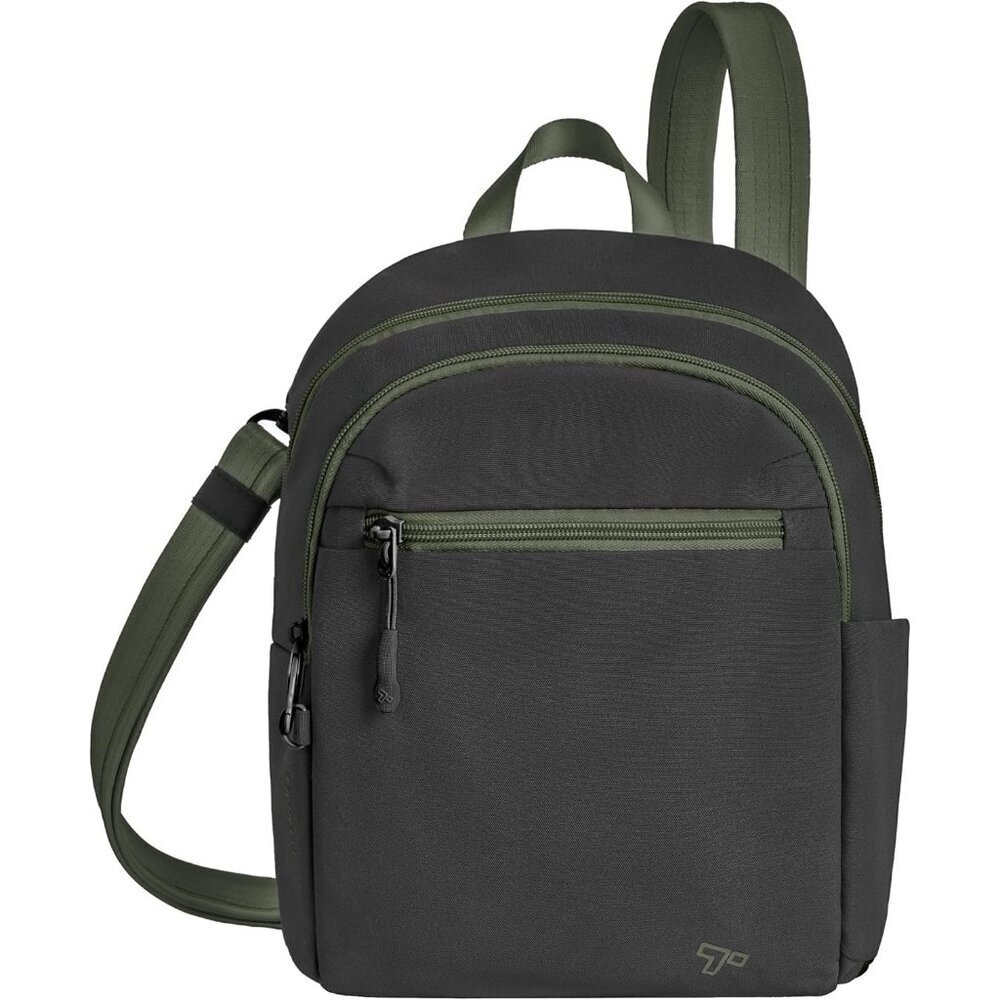 Unisex Black adult Travelon Anti-theft the Voyages Tour Bag Imported Zipper